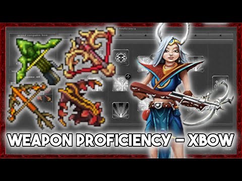 [EN] Tibia - Weapon Proficiency | Weapon Leveling - CROSSBOW!