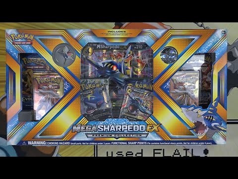 Opening 6x Mega Sharpedo EX Premium Collection Boxes!