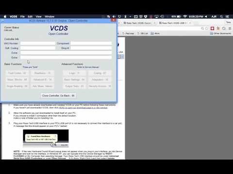 Using VCDS on Mac (Parallels)