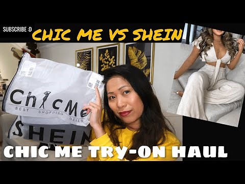 Chic Me Try On Haul | Chic Me VS Shein WHICH IS BETTER?