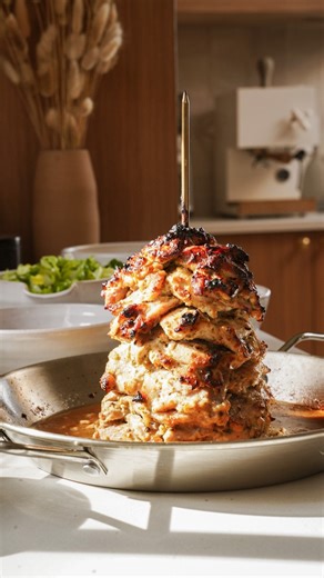 Maria Koutsogiannis 🇬🇷 Greek Food Blogger on Instagram: "This is your sign to eat like a real Greek! Today we are making Chicken Gyro Bowls with my viral authentic Gyro meat cooking method! When you think of Greek food, you probably think of the delicious Greek Chicken Gyros. Vendors line the streets in all the Greek cities with their vertical rotisserie of meat (either pork or chicken) ready to make you the most life-changing wraps and bowls. Taking juicy, tender Gyro Chicken and adding it to