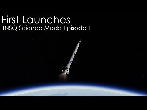 KSP JNSQ Science Mode Episode 1: First Launches