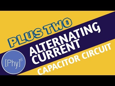 AC source applied to a Capacitor circuit | Plus two Physics |Chapter 7 - AC CURRENT | Phy6six