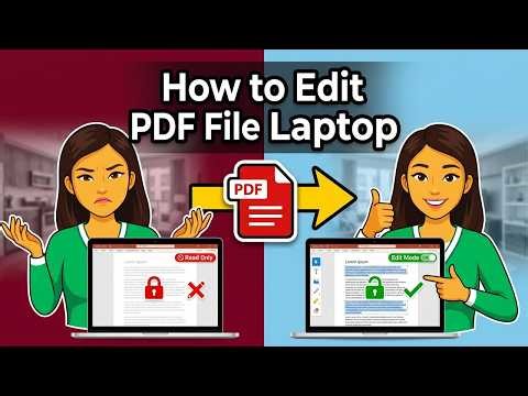 How to Edit PDF File in Laptop