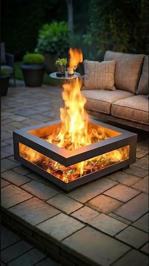 How to Make a Modern Low Square Fire Pit | CNC Plasma & Laser Cut Files 🔥