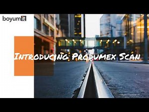 Introducing Produmex Scan