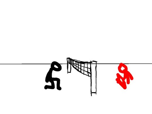 Stickman Fight Animation Using Pencil2D Techniques