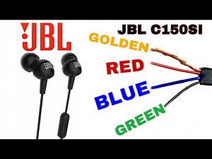 JBL C150 SI Wired earphone repair guide