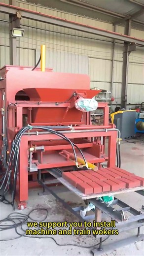 hydraulic power automatic red paver block making line