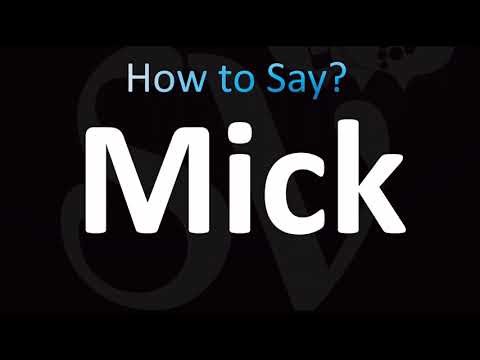 How to Pronounce Mick (CORRECTLY!)