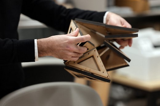 Bridge in a box: Unlocking origami's power to produce load-bearing structures