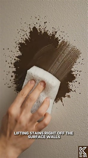 The magic sponge hack that removes stains #lifehack #homehacks #cleaningtips #dailyhacks #lifehacks