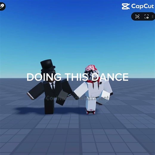 Doing this goofy ahh dance with my friend
