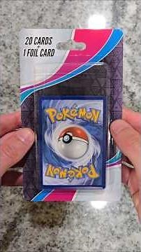 Pokemon 20 Cards + 1 Foil Card MJ Holding Company Walmart UNBOXING