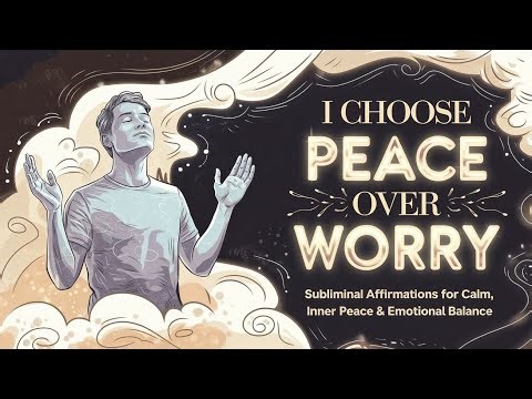 I Choose Peace Over Worry – Calm Your Mind and Find Inner Balance | Subliminal Affirmations