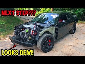 Rebuilding A Wrecked 2017 Dodge Hellcat Part 4