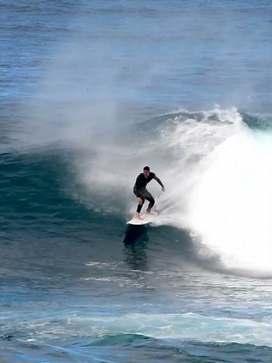 SURFING ONE OF MY BEST WAVES IN THE CANARY ISLANDS
