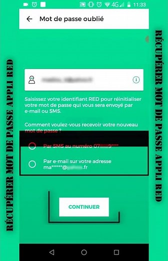 RED - comment récupérer son mot de passe et se connecter à l’espace client sfr