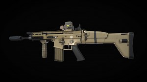 FN Scar-H - 3D model by niels_couvreur