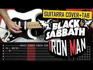 Iron Man Guitarra Cover + Solo Completo + Tablatura Black Sabbath