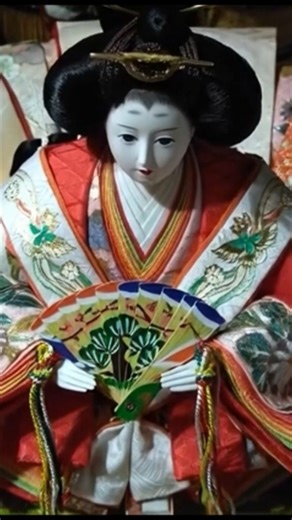 Beautiful animated Japanese Hina Doll