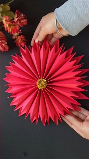 Easy Paper Snowflake Tutorial ❄️ | 30-Second DIY Winter Craft #shorts