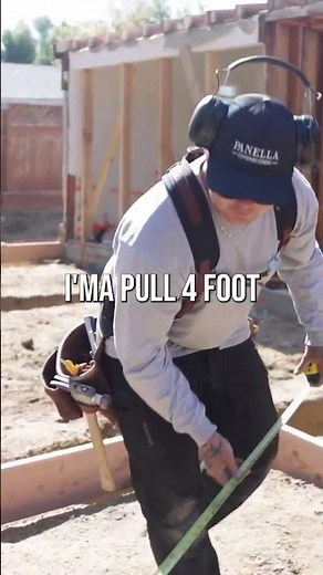 3-4-5 Method of Squaring up walls, forms, anything really. #construction #diy #framing