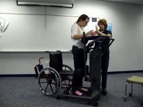 Patient lift/transfer with EasyStand StrapStand