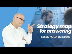 Strategy map for answering priority NCLEX questions