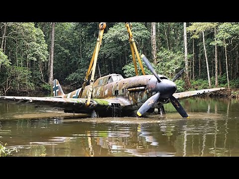 Abandoned WWII Fighter Plane Found in a Forest Lake — Full Restoration Journey