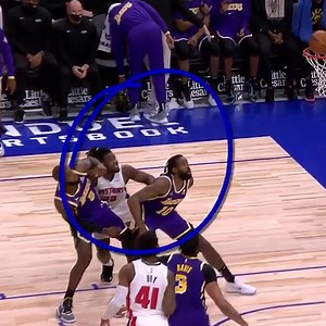 6.5M views · 10K reactions | This is the moment where LeBron made contact with Isaiah Stewart. | ESPN | Facebook