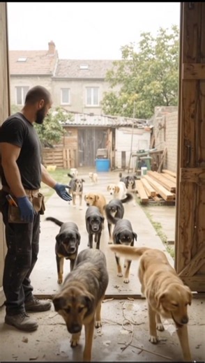 I Built a Massive Stone Shelter for 20 Stray Dogs Caught in the Rain 🐕❤️