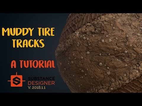The Ultimate Muddy Tire Tracks Material in Substance Designer | Beginner Tutorial