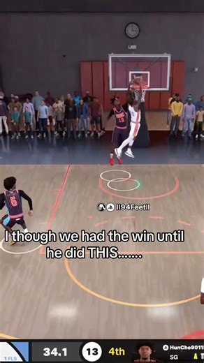I thought we had the win until he did THIS…#explore #funny #friends #nba2k26 #gameplay #moments