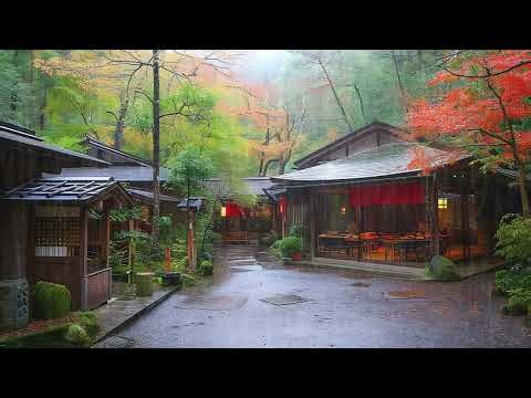 The soothing sound of rain is the music played by nature, Helps relax and sleeping