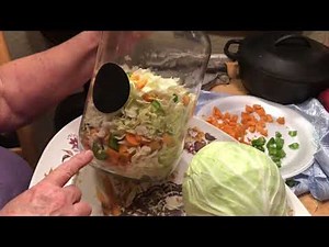 Fermenting Cabbage