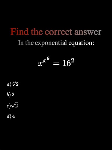 Exponential Equation Puzzle: Can You Solve It?