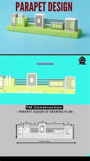 Modern parapet design #shorts #parapet_design #shortvideo