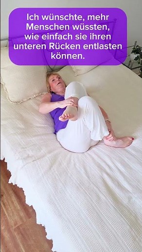 Diese Übung kann deinen unteren Rücken spürbar entlasten