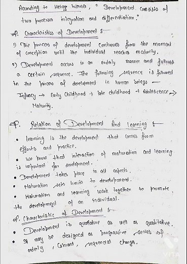 Human development concept notes