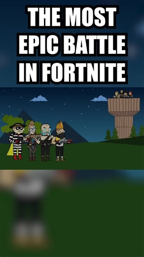 The most epic battle in Fortnite history... #fortnite #shorts | Arcade Cloud Originals