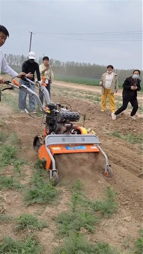 Powerful Mini Rotary Tiller in ActionBoost Farm Productivity with Easy Soil preparation#subscribe