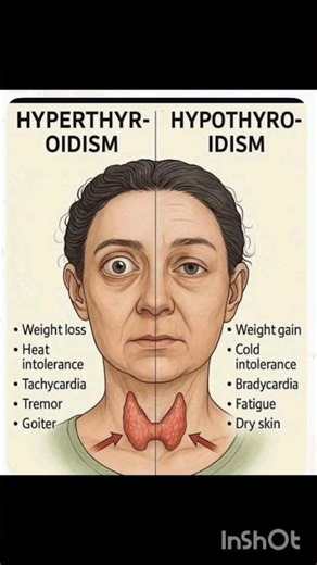 “Thyroid Problem? Hypo vs Hyper Explained FAST!” #medicalshorts #facts