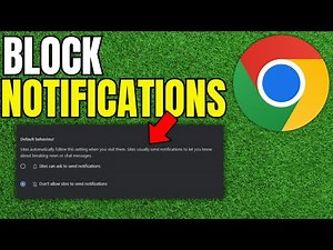 How To Block Notifications In Google Chrome | Full Guide (2025)