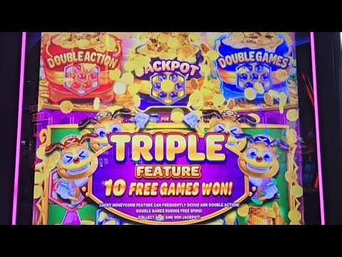 LUCKY HONEYCOMB FORTUNE POTS TRIPLE FEATURE BONUS!!!