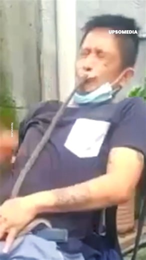 He just wanted to be affectionate with his pet, but the snake couldn't bear it. | The Enigma