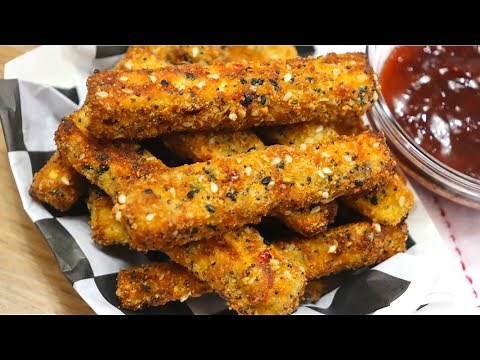 THE MOST CRISPY Air Fryer Eggplant Fries | How to Cook Eggplant in the Air Fryer