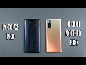 Poco X3 Pro vs Redmi Note 10 Pro | SpeedTest and Camera comparison