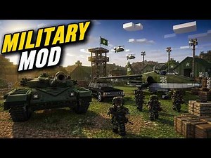 Minecraft's BEST Military Vehicle Mod! (Tanks, Jets, Cars & Guns)