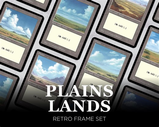 Basic Plains Lands Proxy Bundle MTG — 10 Classical Art Playtest Cards - Etsy